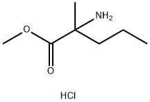2-氨基-2-甲基戊酸甲酯盐酸盐 结构式