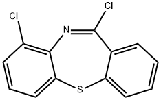 9,11-Dichloro-dibenzo[b,f][1,4]thiazepine 结构式