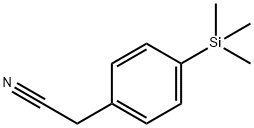2-[4-(trimethylsilyl)phenyl]acetonitrile 结构式
