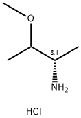 (2S)-3-甲氧基丁-2-胺盐酸盐 结构式