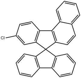 9-氯螺[苯并[C]芴-7,9'-芴 结构式