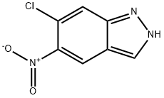 6-氯-5-硝基-2H-吲唑 结构式