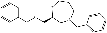 (S)-4-苄基-2-((苄氧基)甲基)-1,4-氧杂吖庚因 结构式