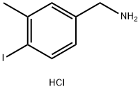 (4-iodo-3-methylphenyl)methanamine hydrochloride 结构式