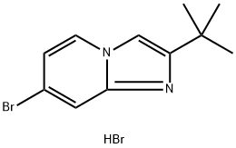 7-Bromo-2-tert-butylimidazo[1,2-a]pyridine hydrobromide 结构式