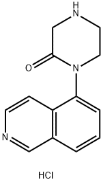 1-(isoquinolin-5-yl)piperazin-2-one dihydrochloride 结构式