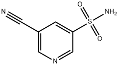 5-氰基吡啶-3-磺酰胺 结构式
