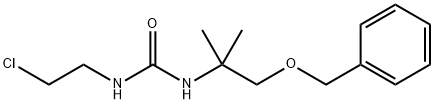 1-[1-(benzyloxy)-2-methylpropan-2-yl]-3-(2-chloroethyl)urea 结构式