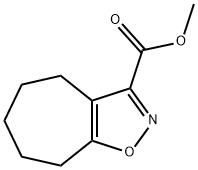 methyl 4H,5H,6H,7H,8H-cyclohepta[d][1,2]oxazole-3-carboxylate 结构式