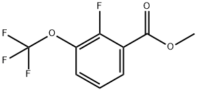Benzoic acid, 2-fluoro-3-(trifluoromethoxy)-, methyl ester 结构式