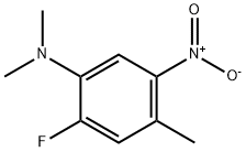 Benzenamine, 2-fluoro-N,N,4-trimethyl-5-nitro- 结构式