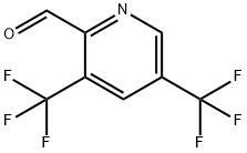 3,5-双(三氟甲基)-2-吡啶甲醛 结构式