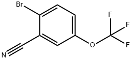 2-溴-5-三氟甲氧基苯腈 结构式