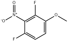 1,3-二氟-4-甲氧基-2-硝基苯 结构式
