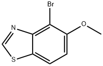 4-溴-5-甲氧基苯并[D]噻唑 结构式