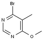 Pyrimidine, 4-bromo-6-methoxy-5-methyl- 结构式