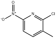 Pyridine, 2-chloro-3-methyl-6-nitro- 结构式