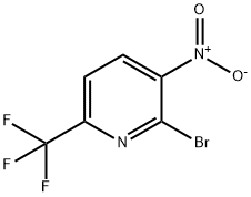 2-溴-3-硝基-6-(三氟甲基)吡啶 结构式