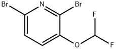 2,6-二溴-3-(二氟甲氧基)吡啶 结构式