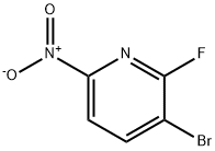 Pyridine, 3-bromo-2-fluoro-6-nitro- 结构式