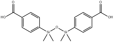 Benzoic acid, 4,4'-(1,1,3,3-tetramethyl-1,3-disiloxanediyl)bis- 结构式
