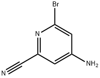 4-氨基-6-溴联苯腈 结构式