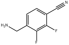 4-(氨甲基)-2,3-二氟苯腈 结构式