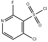 4-氯-2-氟吡啶-3-磺酰氯 结构式