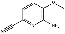 6-氨基-5-甲氧基吡啶腈 结构式