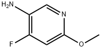 4-FLUORO-6-METHOXY-PYRIDIN-3-AMINE 结构式