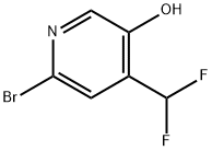 6-溴-4-(二氟甲基)吡啶-3-醇 结构式