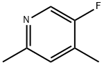 5-氟-2,4-二甲基吡啶 结构式