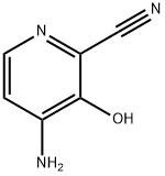 2-Pyridinecarbonitrile, 4-amino-3-hydroxy- 结构式