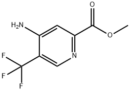 methyl 4-amino-5-(trifluoromethyl)pyridine-2-carboxylate 结构式