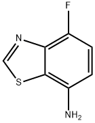 4-fluoro-1,3-benzothiazol-7-amine 结构式