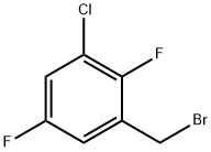 3-氯-2,5-二氟溴苄 结构式