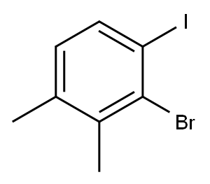 2-溴-1-碘-3,4-二甲基苯 结构式