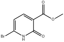 6-溴-2-氧代-1,2-二氢吡啶-3-羧酸甲酯 结构式