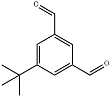 5-叔丁基苯-1,3-二甲醛 结构式