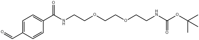 ALD-PH-PEG2-NH-BOC 结构式