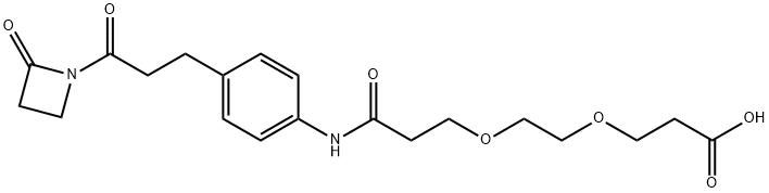 AZD-二聚乙二醇-羧酸 结构式