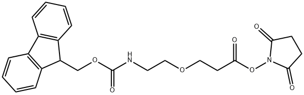 Fmoc-PEG1-NHS ester 结构式
