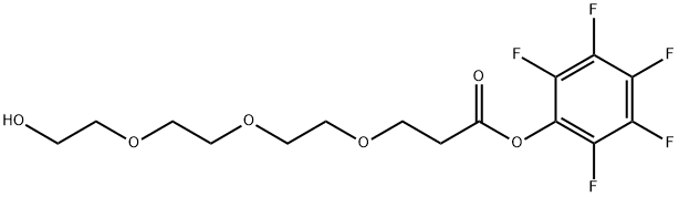 羟基-三聚乙二醇-C2-五氟苯酚酯 结构式