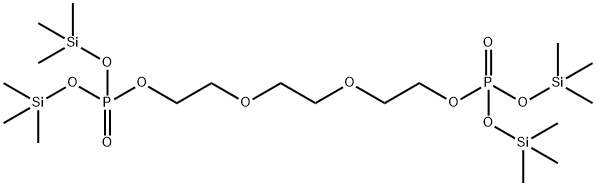 PEG4-bis(phosphonic acid trimethylsilyl ester) 结构式