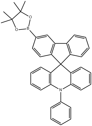 10-phenyl-3'-(4,4,5,5-tetramethyl-1,3,2-dioxaborolan-2-yl)- 结构式