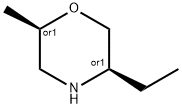 Morpholine, 5-ethyl-2-methyl-, (2R,5R)-rel- 结构式
