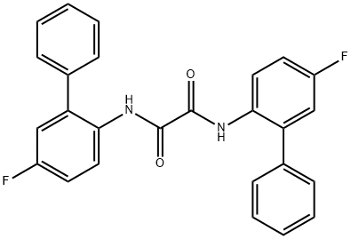 N1,?N2-?bis(5-?fluoro[1,?1'-?biphenyl]?-?2-?yl)?- Ethanediamide 结构式