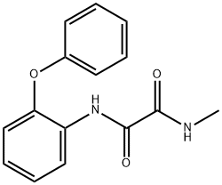 N1-?methyl-?N2-?(2-?phenoxyphenyl)?- Ethanediamide 结构式