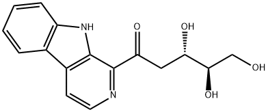 1-(3,4,5-Trihydroxypentanoyl)-β-carboline 结构式