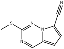 2-(methylthio)-7aH-cyclopenta[d]pyrimidine-7-carbonitrile 结构式